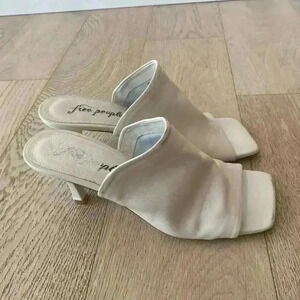 Free People Cara Mule White Size 37